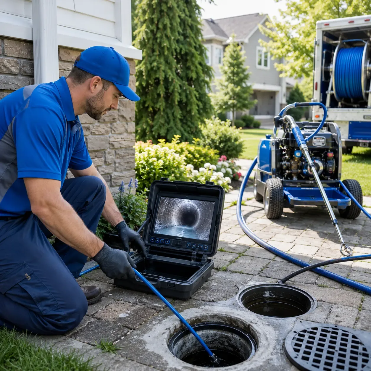 Outdoor drain cleaning professionals serving Frankfort, KY